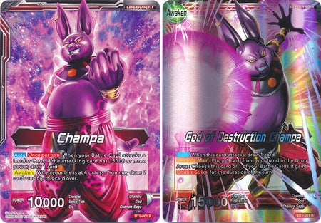 Champa // God of Destruction Champa (BT1-001) [Galactic Battle] | Total Play