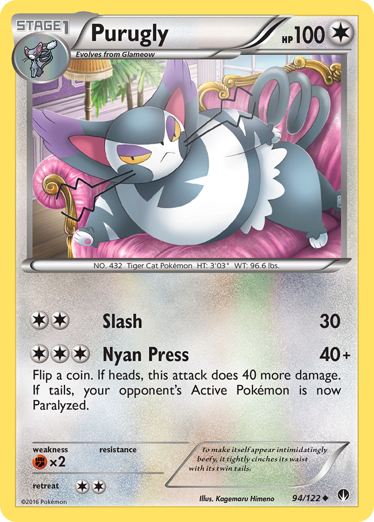 Purugly (94/122) [XY: BREAKpoint] | Total Play