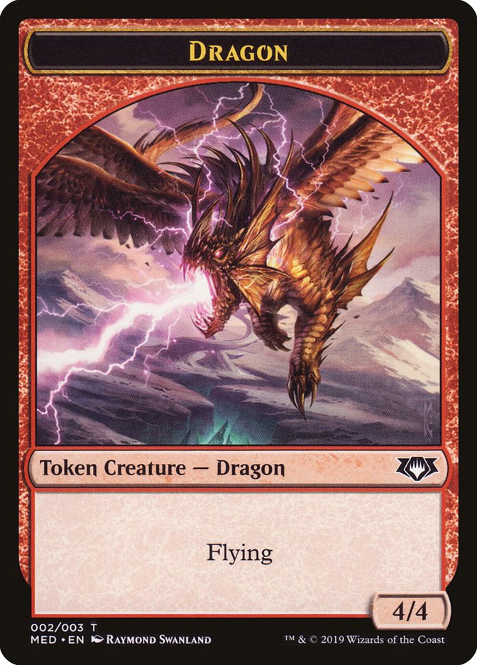 Dragon Token [Mythic Edition Tokens] | Total Play