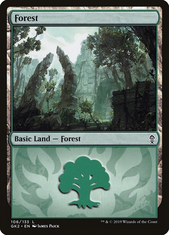 Forest (106) [Ravnica Allegiance Guild Kit] | Total Play