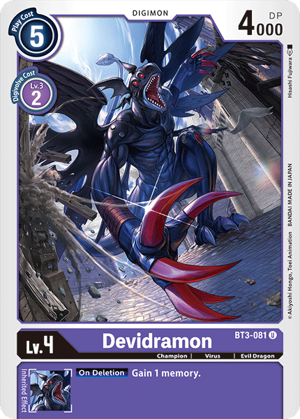Devidramon [BT3-081] [Release Special Booster Ver.1.0] | Total Play