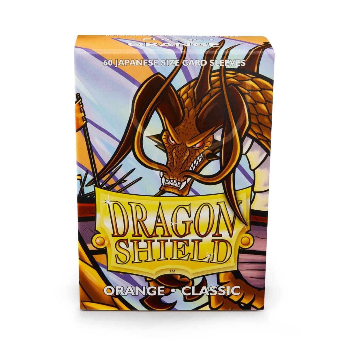 Dragon Shield: Japanese Size 60ct Sleeves - Orange (Classic) | Total Play