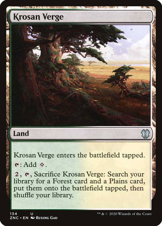 Krosan Verge [Zendikar Rising Commander] | Total Play