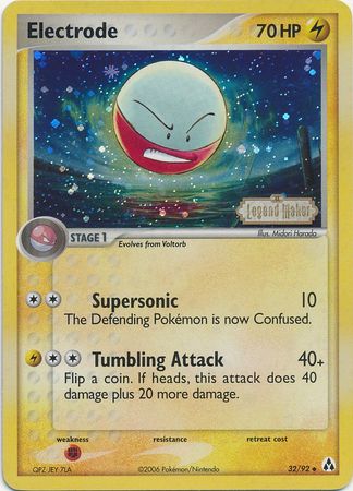 Electrode (32/92) (Stamped) [EX: Legend Maker] | Total Play