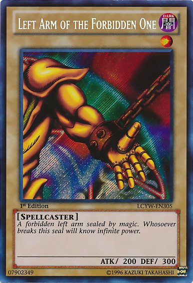 Left Arm of the Forbidden One [LCYW-EN305] Secret Rare | Total Play