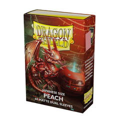 Dragon Shield: Japanese Size 60ct Sleeves - Peach (Dual Matte) | Total Play