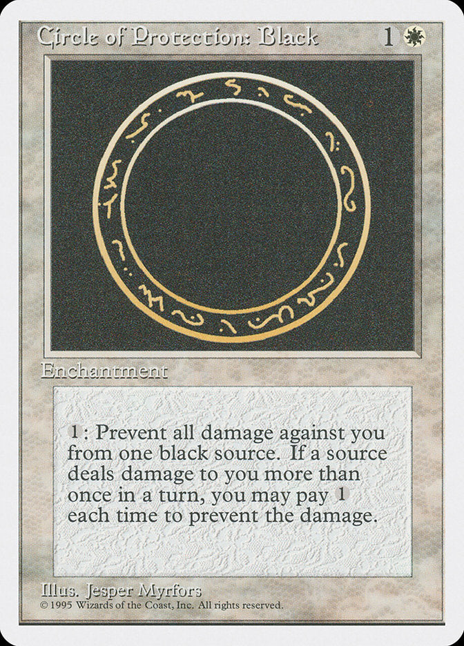 Circle of Protection: Black [Fourth Edition] | Total Play