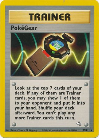 PokeGear (88/111) [Neo Genesis Unlimited] | Total Play