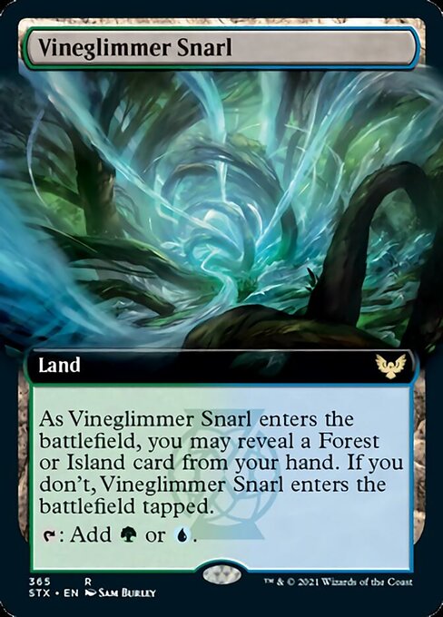Vineglimmer Snarl (Extended Art) [Strixhaven: School of Mages] | Total Play