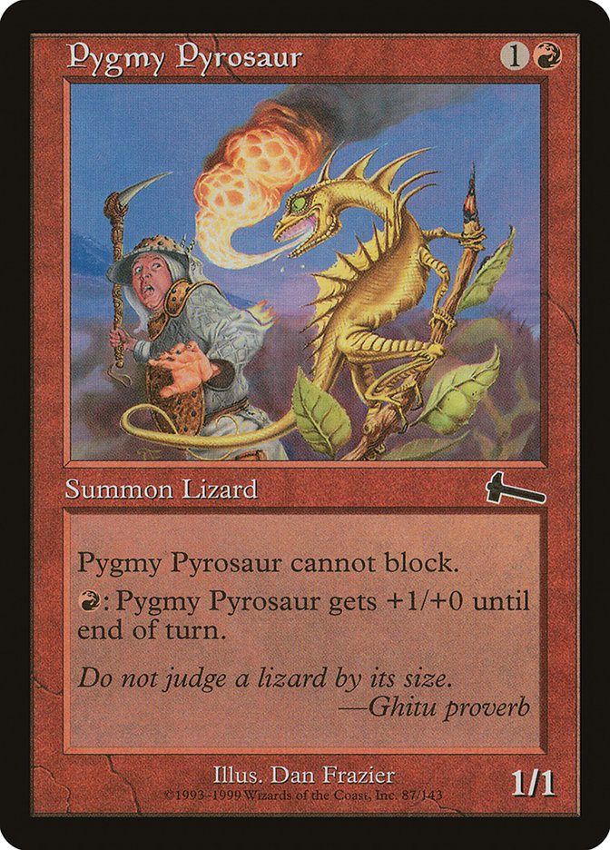 Pygmy Pyrosaur [Urza's Legacy] | Total Play