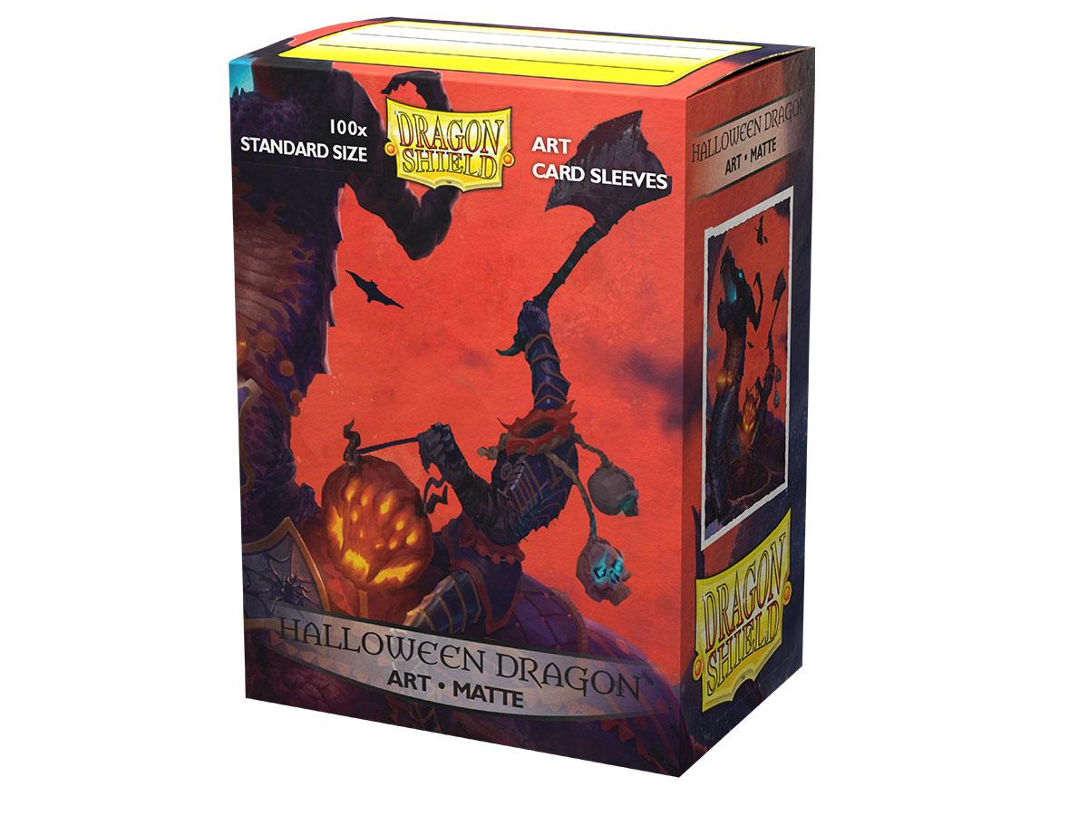 Dragon Shield: Standard 100ct Art Sleeves - Halloween Dragon | Total Play