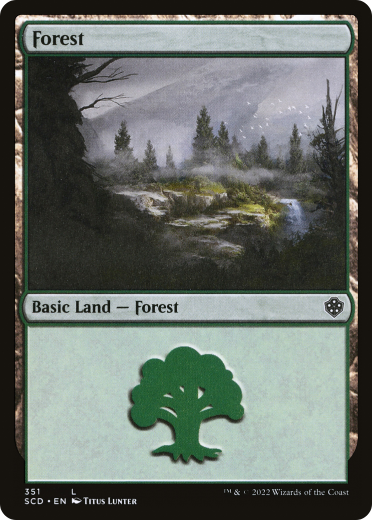 Forest (351) [Starter Commander Decks] | Total Play