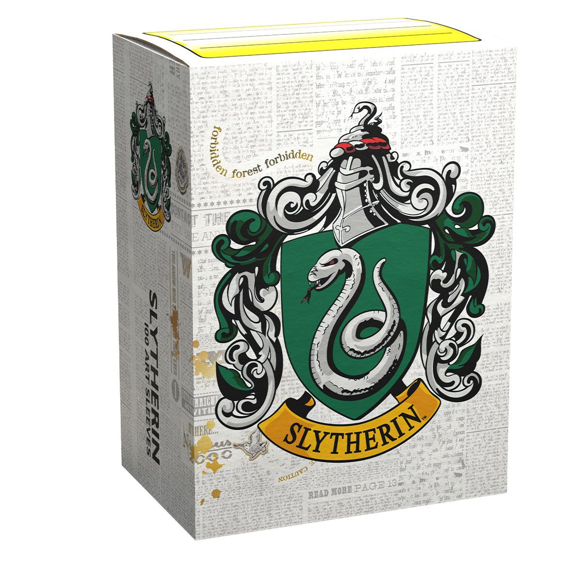 Dragon Shield: Standard 100ct Art Sleeves - Wizarding World (Slytherin) | Total Play