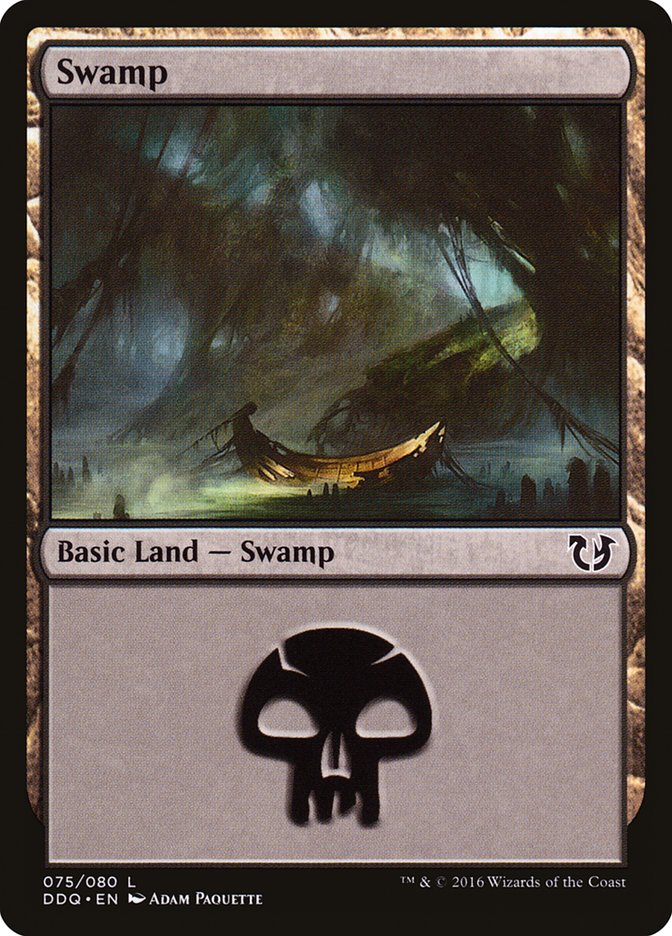 Swamp (75) [Duel Decks: Blessed vs. Cursed] | Total Play