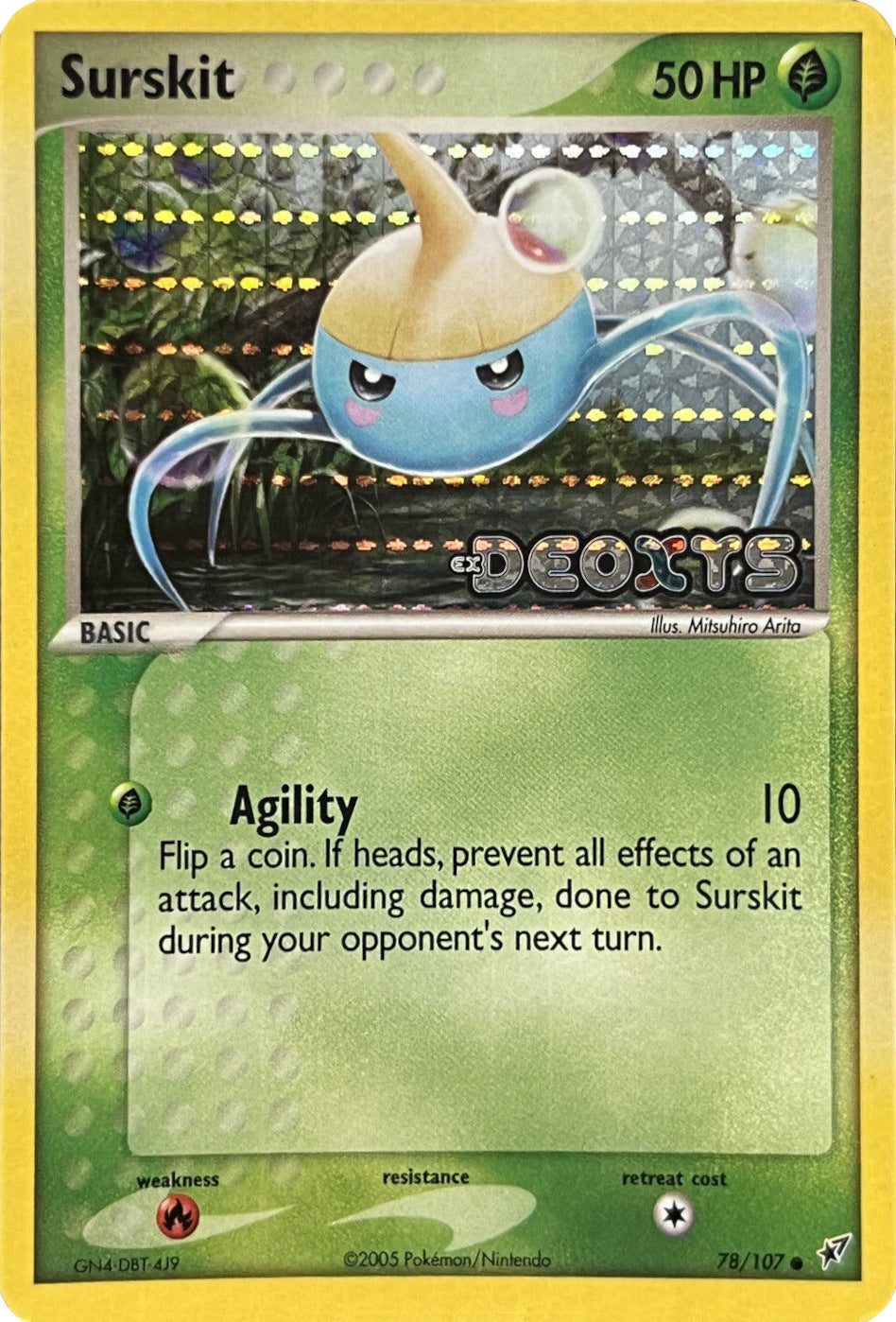 Surskit (78/107) (Stamped) [EX: Deoxys] | Total Play