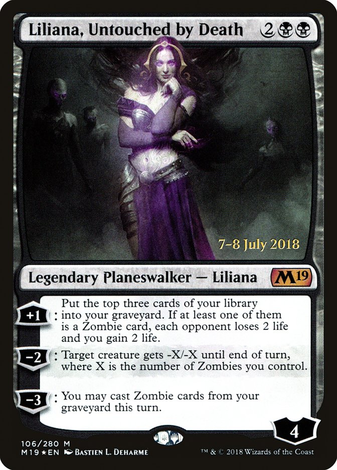Liliana, Untouched by Death [Core Set 2019 Prerelease Promos] | Total Play