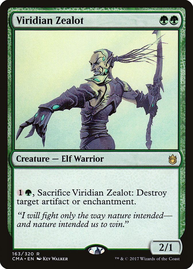 Viridian Zealot [Commander Anthology] | Total Play