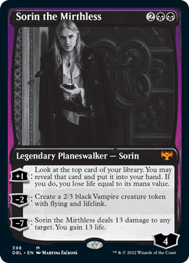 Sorin the Mirthless [Innistrad: Double Feature] | Total Play