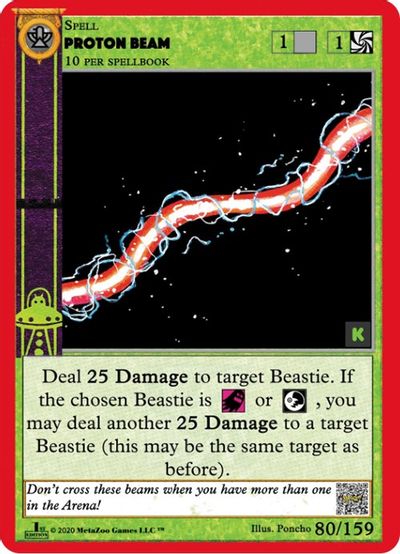 Proton Beam [Cryptid Nation: Kickstarter Edition] | Total Play
