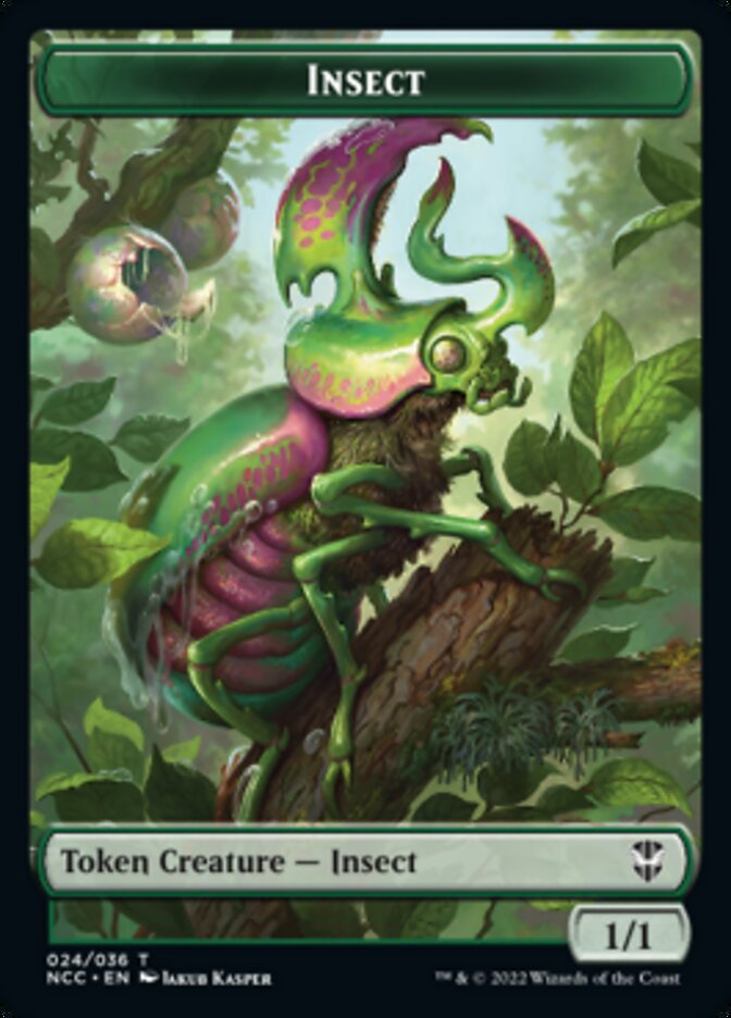 Ogre // Insect Double-Sided Token [Streets of New Capenna Commander Tokens] | Total Play