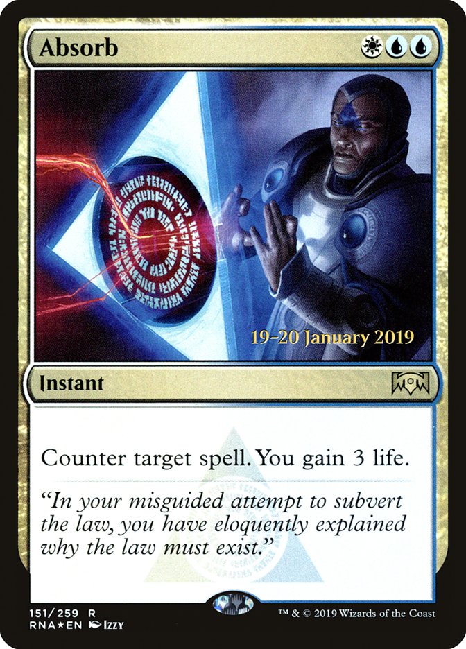 Absorb [Ravnica Allegiance Prerelease Promos] | Total Play