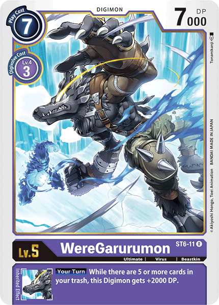 WereGarurumon [ST6-11] [Starter Deck: Venomous Violet] | Total Play