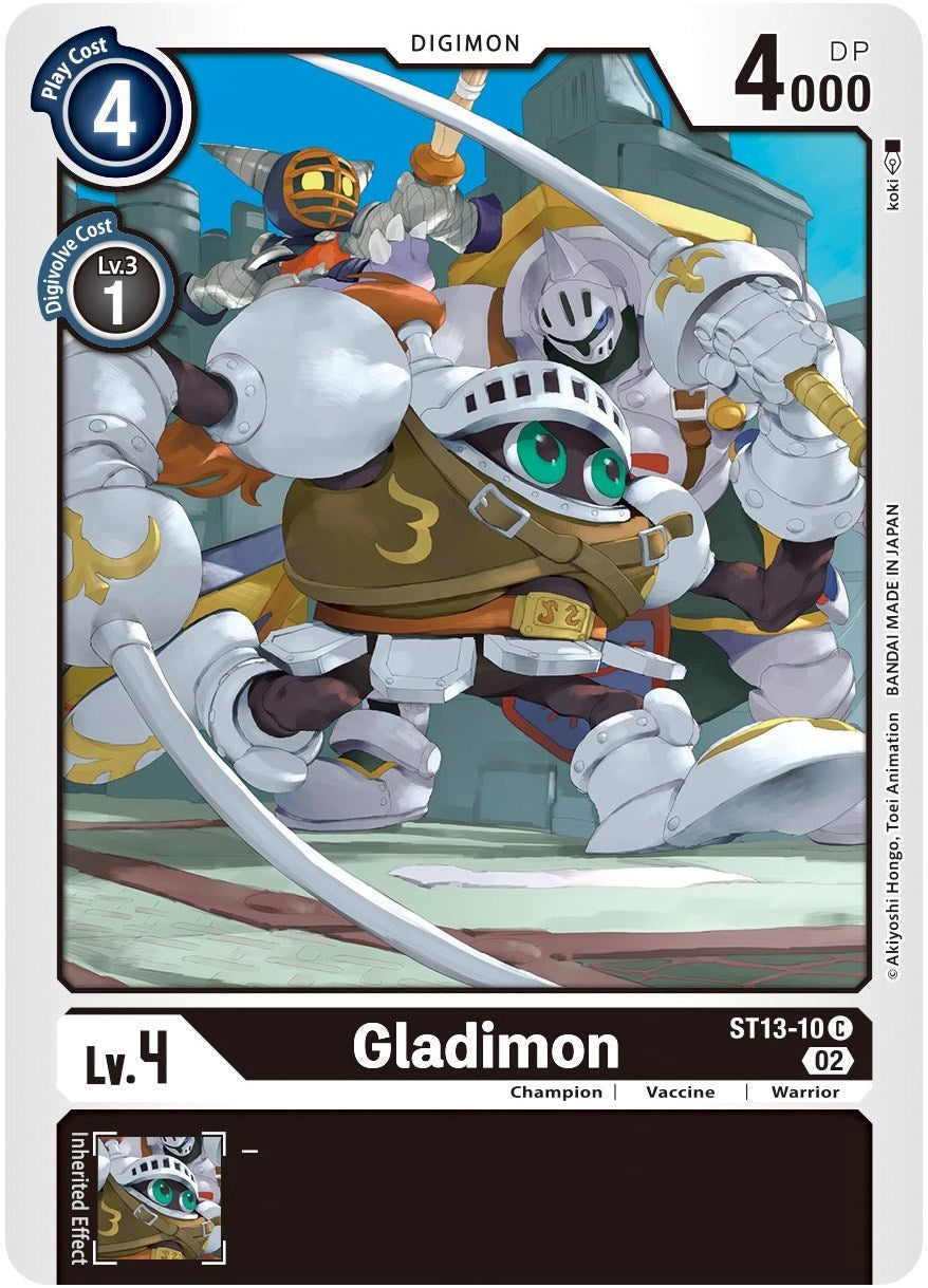 Gladimon [ST13-10] [Starter Deck: Ragnaloardmon] | Total Play