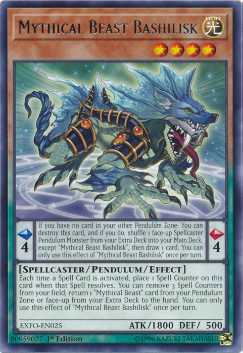 Mythical Beast Bashilisk [EXFO-EN025] Rare | Total Play