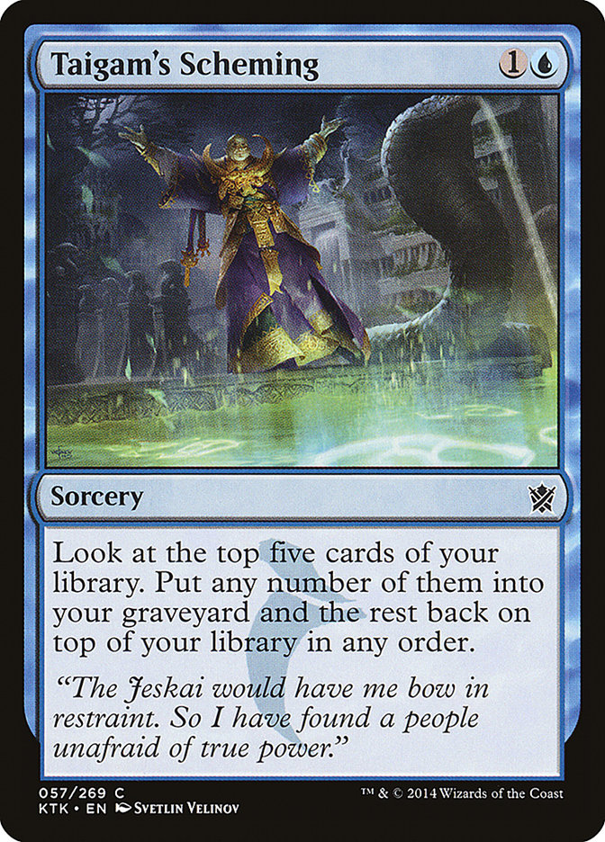 Taigam's Scheming [Khans of Tarkir] | Total Play