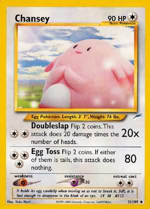 Chansey (31/105) [Neo Destiny Unlimited] | Total Play