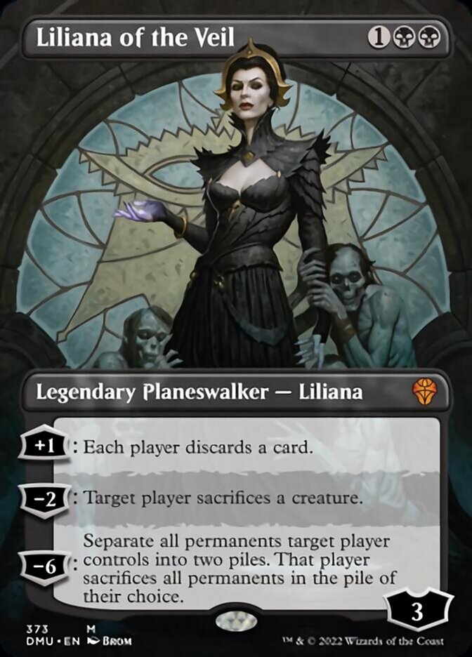 Liliana of the Veil (Borderless) [Dominaria United] | Total Play