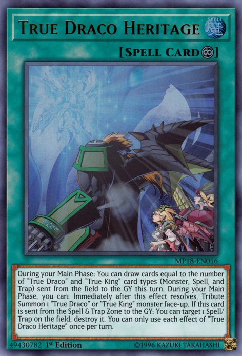 True Draco Heritage [MP18-EN016] Ultra Rare | Total Play