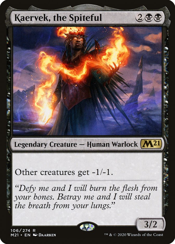 Kaervek, the Spiteful [Core Set 2021] | Total Play