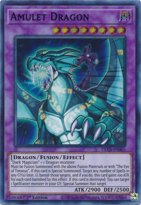 Amulet Dragon (Blue) [DLCS-EN005] Ultra Rare | Total Play