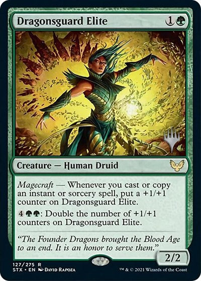 Dragonsguard Elite (Promo Pack) [Strixhaven: School of Mages Promos] | Total Play