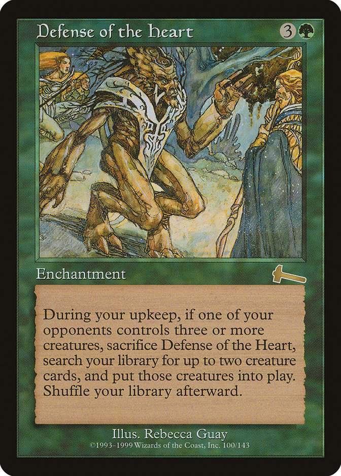 Defense of the Heart [Urza's Legacy] | Total Play