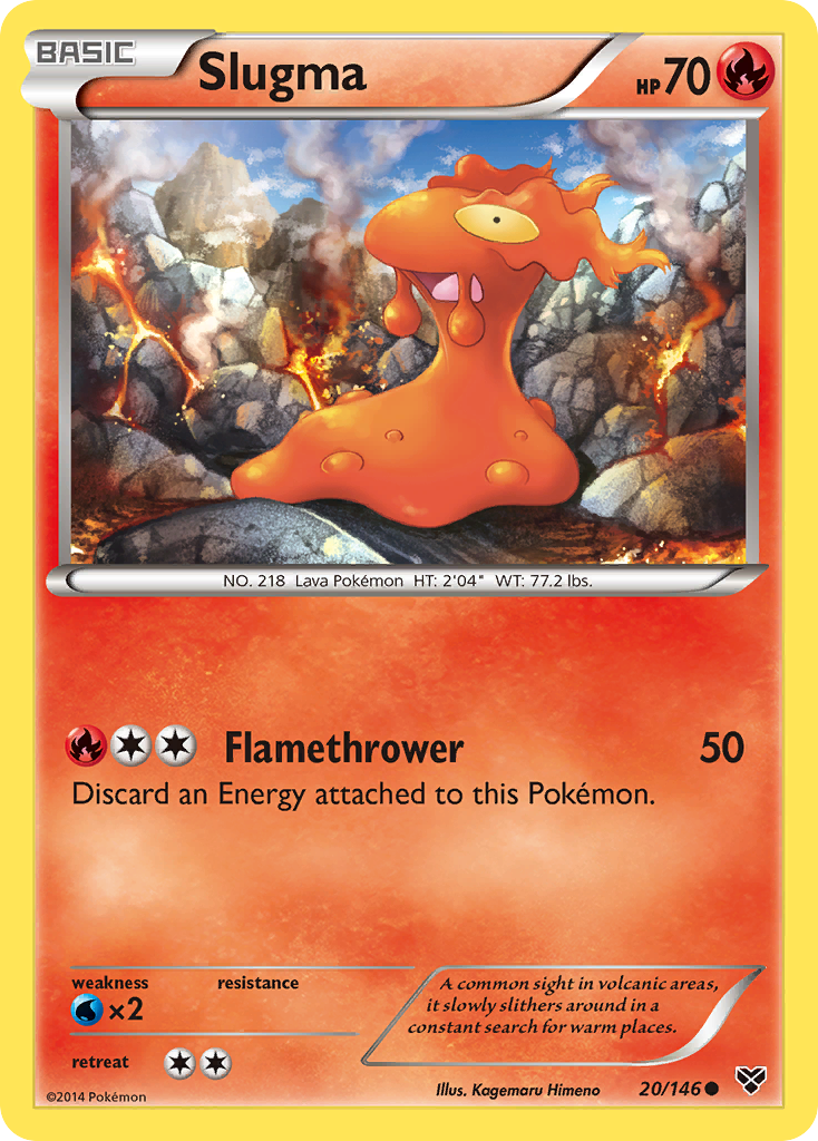 Slugma (20/146) [XY: Base Set] | Total Play