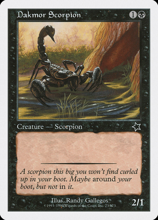 Dakmor Scorpion [Starter 1999] | Total Play