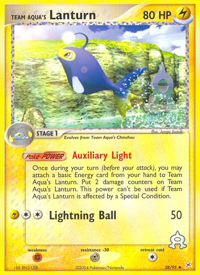 Team Aqua's Lanturn (28/95) [EX: Team Magma vs Team Aqua] | Total Play