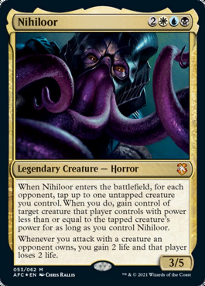 Nihiloor [Dungeons & Dragons: Adventures in the Forgotten Realms Commander] | Total Play