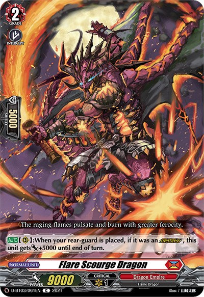 Flare Scourge Dragon (D-BT03/061EN) [Advance of Intertwined Stars] | Total Play