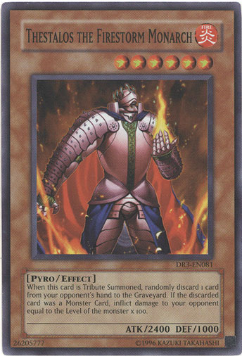 Thestalos the Firestorm Monarch [DR3-EN081] Super Rare | Total Play