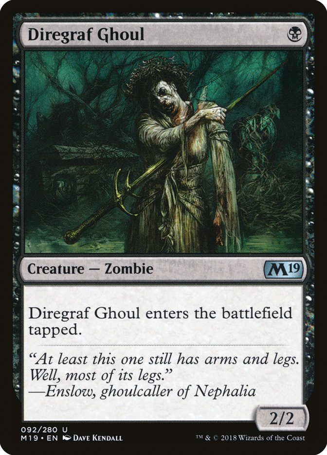 Diregraf Ghoul [Core Set 2019] | Total Play