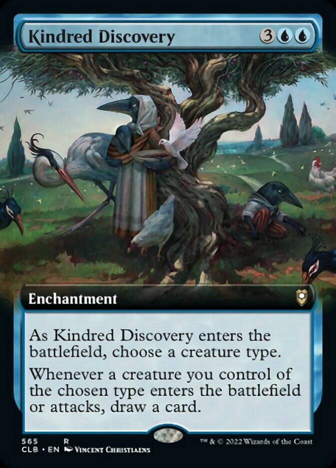 Kindred Discovery (Extended Art) [Commander Legends: Battle for Baldur's Gate] | Total Play