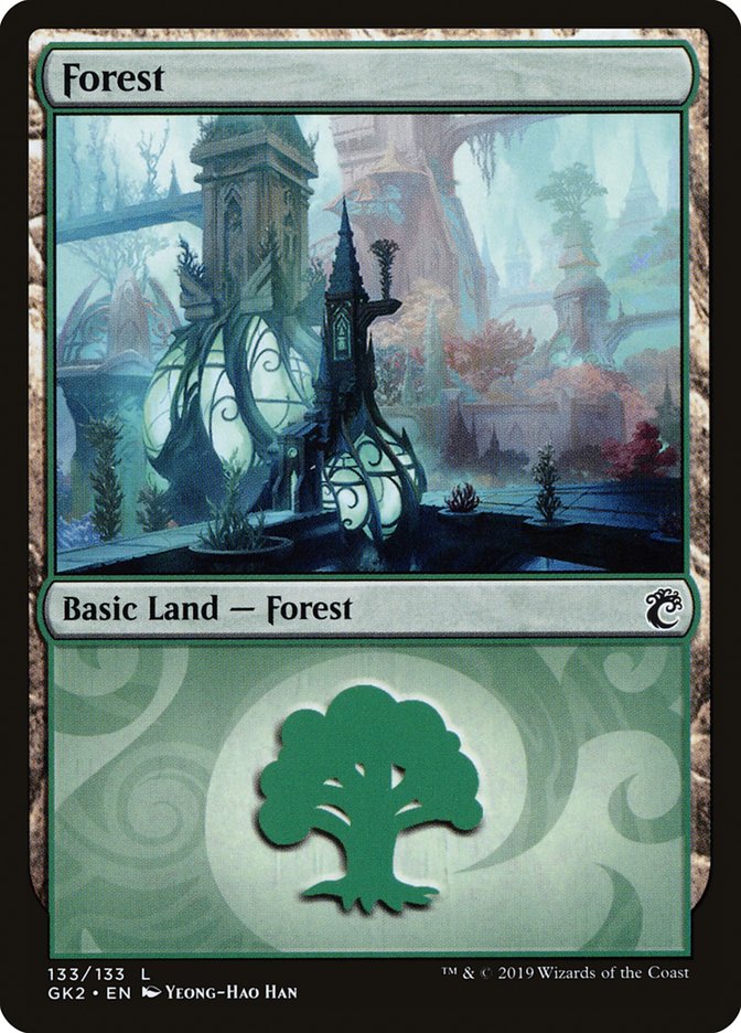 Forest (133) [Ravnica Allegiance Guild Kit] | Total Play