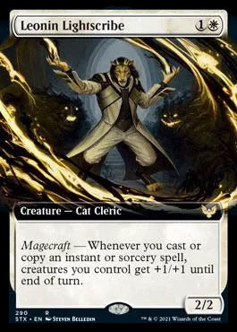 Leonin Lightscribe (Extended Art) [Strixhaven: School of Mages] | Total Play