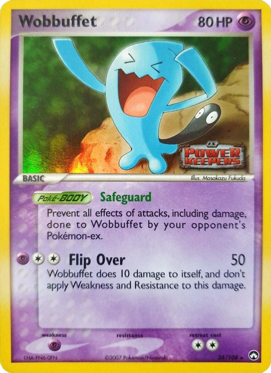 Wobbuffet (24/108) (Stamped) [EX: Power Keepers] | Total Play