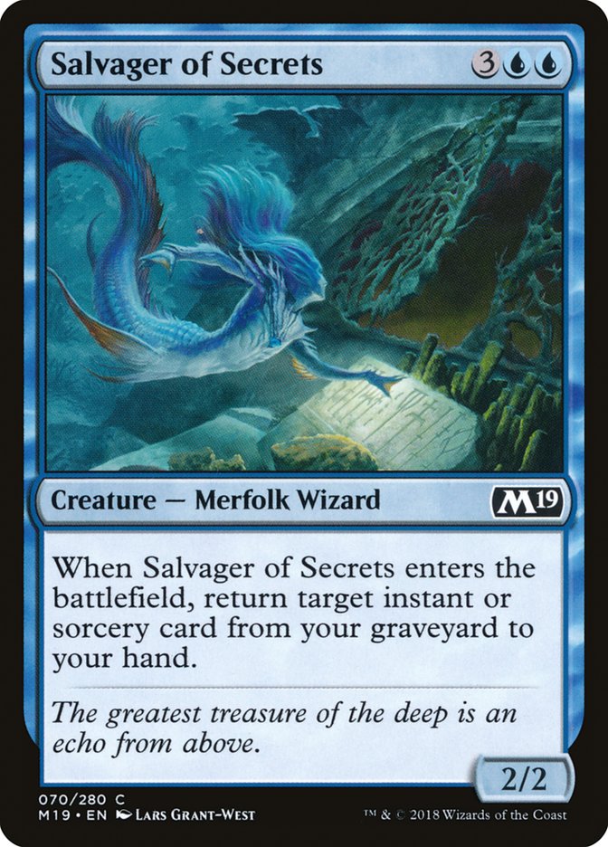 Salvager of Secrets [Core Set 2019] | Total Play