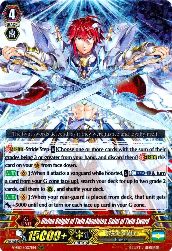 Divine Knight of Twin Absolutes, Saint of Twin Sword (V-SS01/007EN) [Premium Collection 2019] | Total Play
