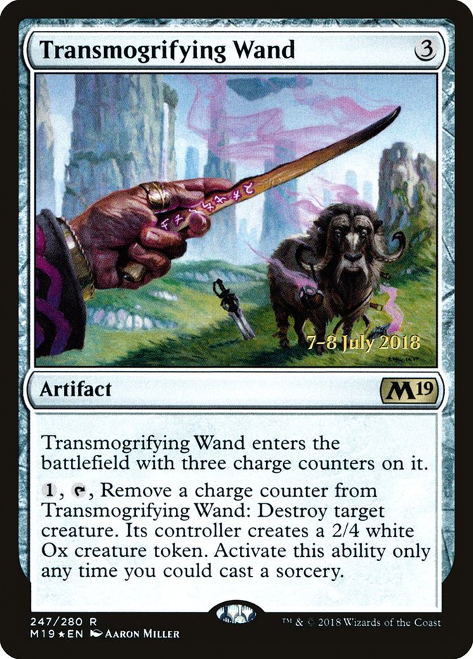 Transmogrifying Wand [Core Set 2019 Prerelease Promos] | Total Play
